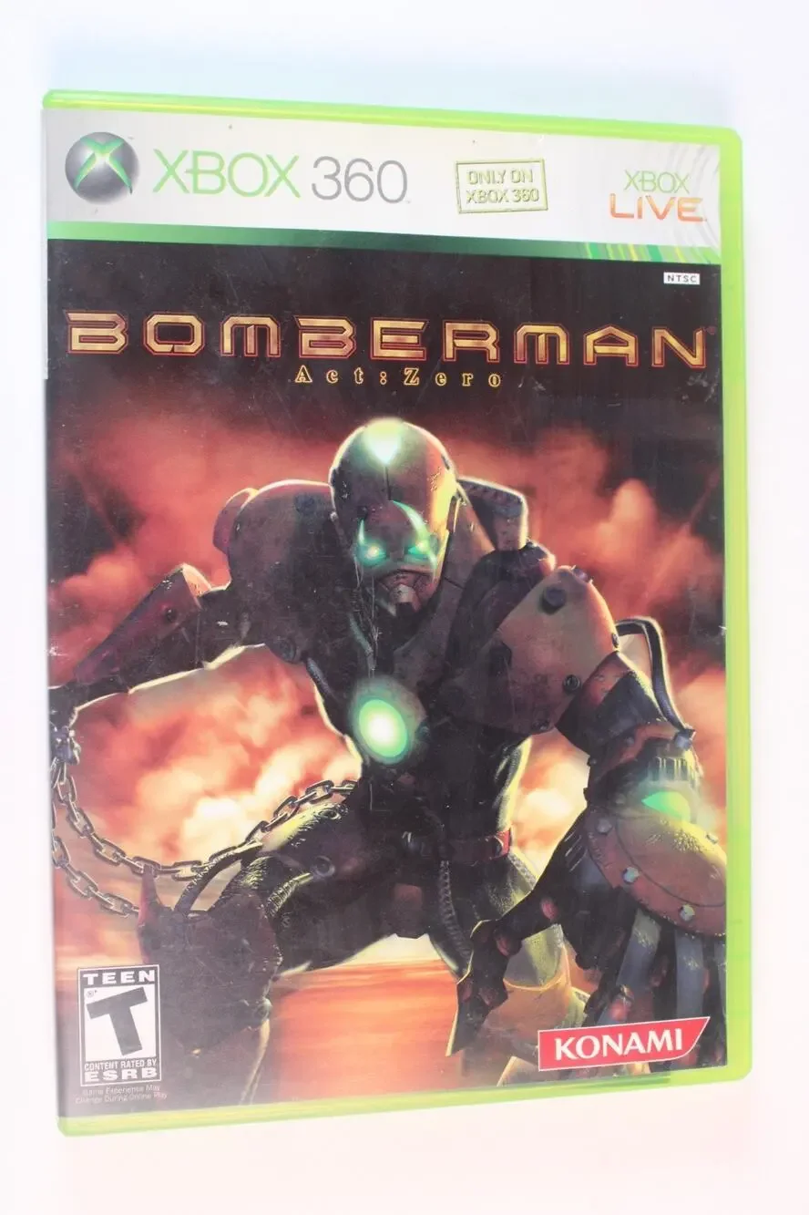 Bomberman Act: Zero (Microsoft Xbox 360) Authentic, Complete, Tested/Works